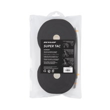 Dunlop Overgrip Super Tac 0.5mm - ekstremalny chwyt, pochłaniający wilgoć - czarny - 30 sztuk w opakowaniu